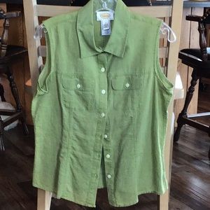 Talbots petite small Sleeveless vest